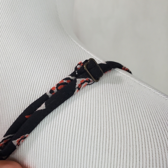 NWT [Angie] Boho Elephant Lace Tassel Cold Shoulder Top Black  S Festival Hippie - Picture 6 of 14